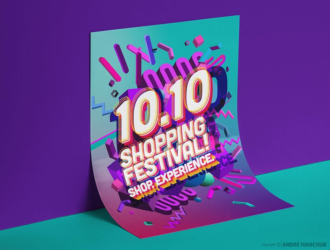 10 10 Shopping Festival Branding Social Media Marketing and Promotion 03 LR