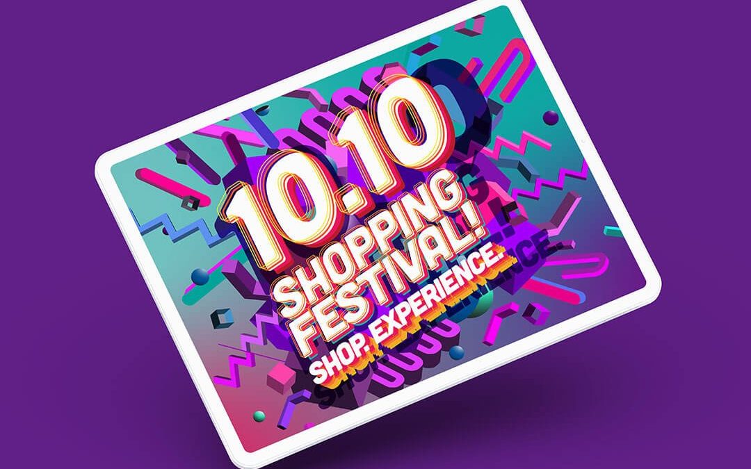 10 10 Shopping Festival Branding, Design and Social Creative