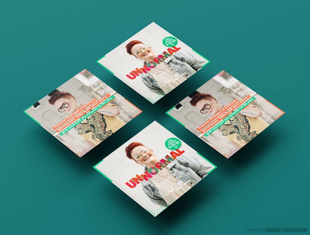 Andre-Ivanchuk-Faith Allison UNNORMAL book cover design illustration author writer marketing branding 04 LR