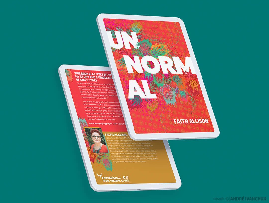 Andre-Ivanchuk-Faith Allison UNNORMAL book cover design illustration author writer marketing branding 15 LR
