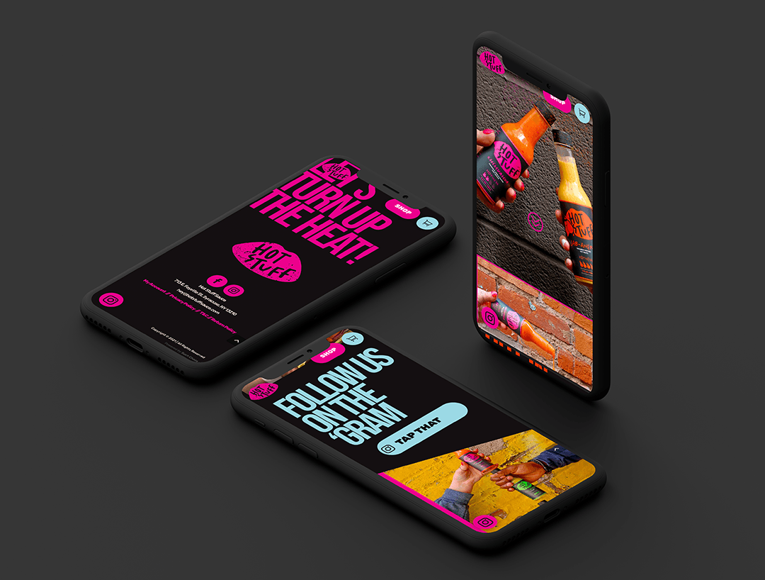 Andre Ivanchuk Hot Stuff Hot Sauce syracuse ny restaurant retail branding website ecommerce product design 02