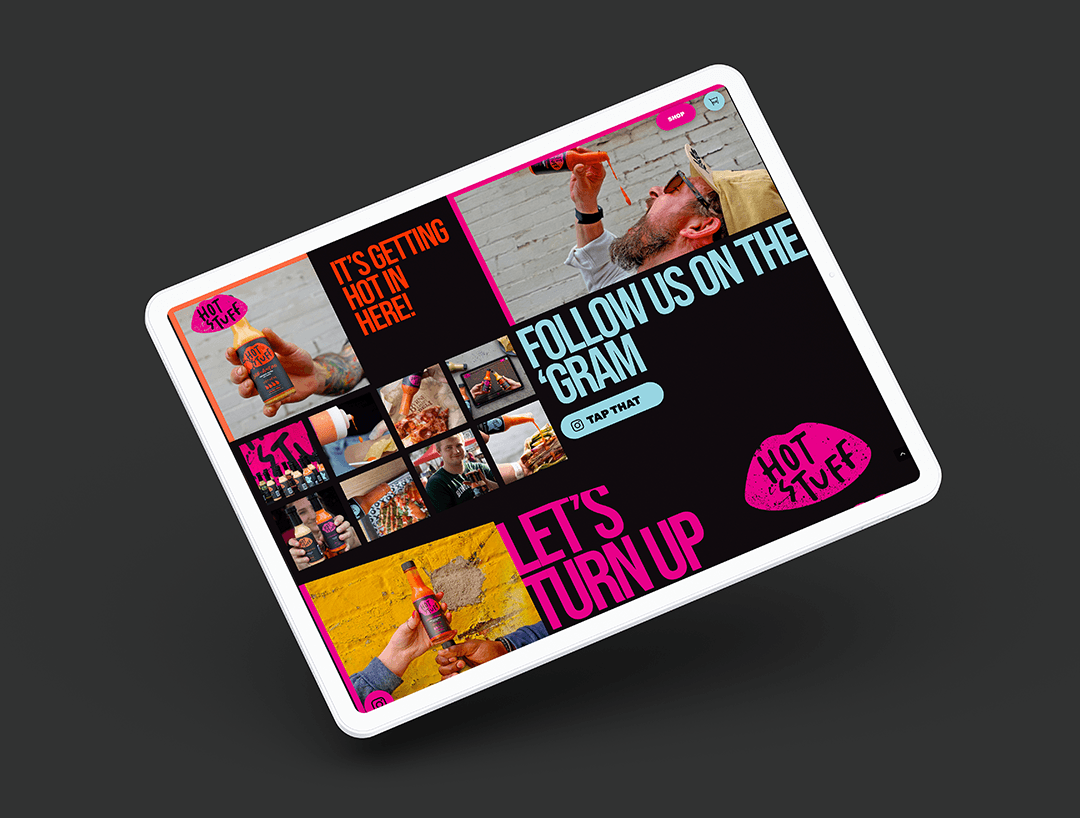 Andre Ivanchuk Hot Stuff Hot Sauce syracuse ny restaurant retail branding website ecommerce product design 03
