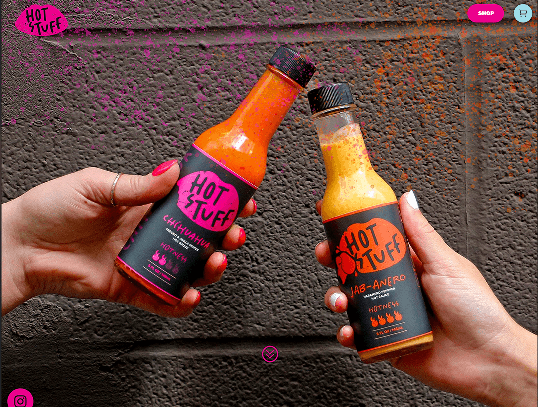 Andre Ivanchuk Hot Stuff Hot Sauce syracuse ny restaurant retail branding website ecommerce product design 06