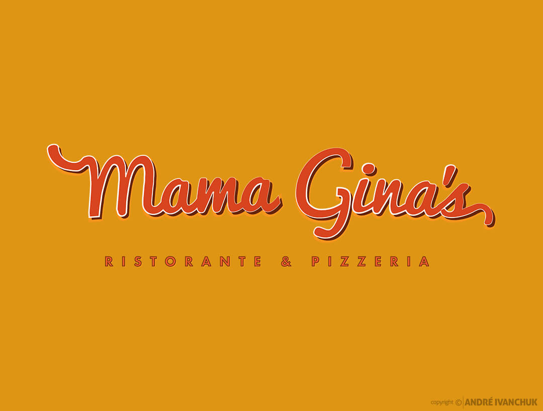 Mama Gina’s Ristorante and Pizzeria Fulton New York Branding Marketing Design