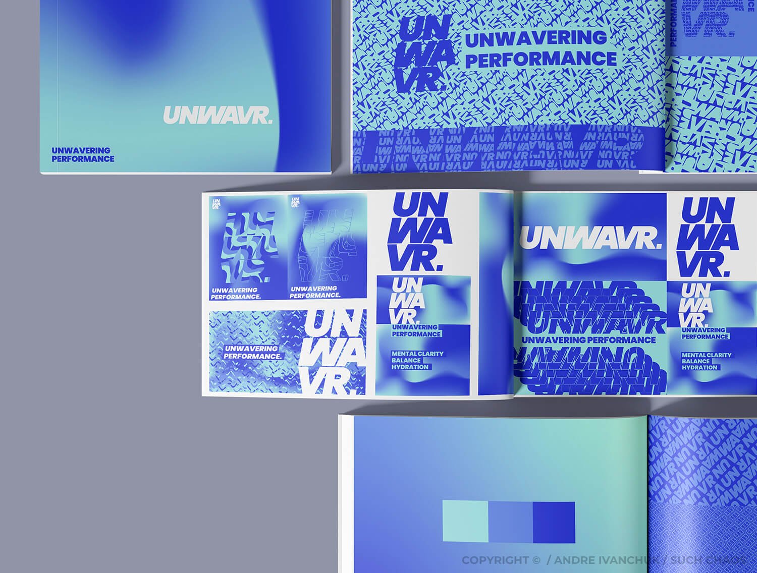 Andre Ivanchuk SUCH CHAOS - UNWAVR Energy Drink Startup Branding Go To Market Website Strategy 01