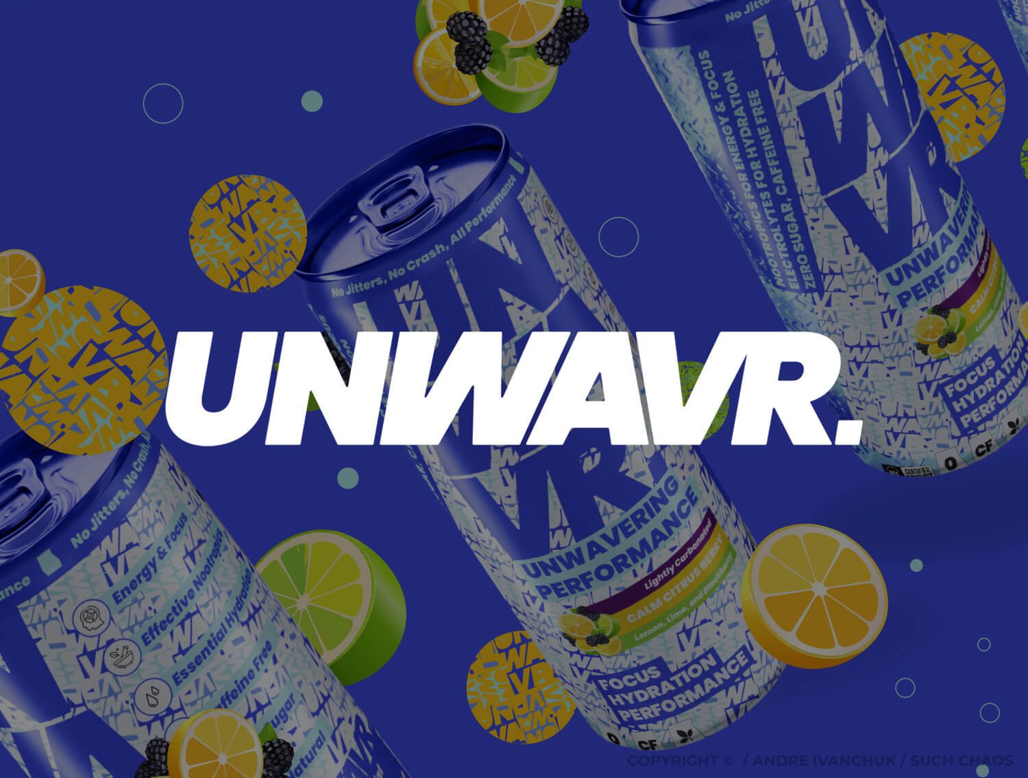 UNWAVR Energy Drink Startup Branding Go-To-Market Website Strategy Packaging Design