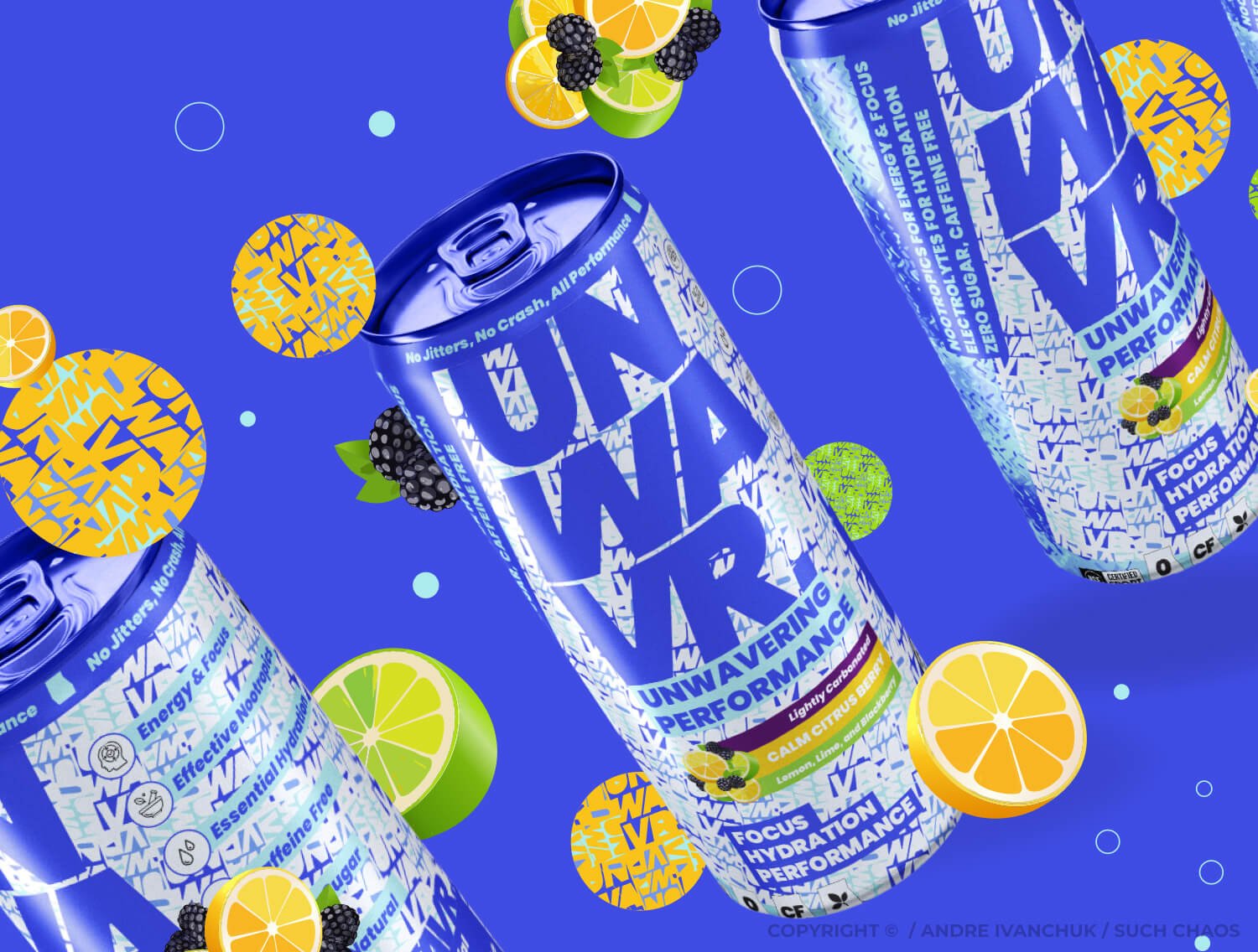 Andre Ivanchuk SUCH CHAOS - UNWAVR Energy Drink Startup Branding Go To Market Website Strategy 29