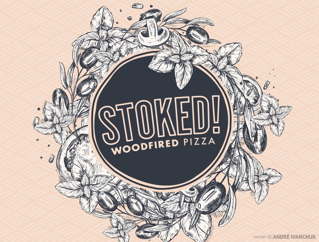 Stoked Wood Fired Pizza Branding and Design