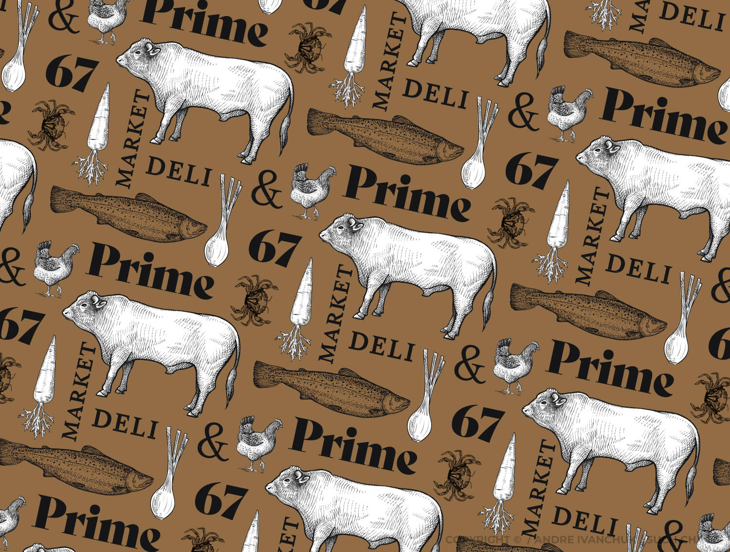 Andre Ivanchuk Such Chaos Prime 67 Market & Deli Morrisville, NY - Restaurant Deli Branding Marketing Design and Strategy 08