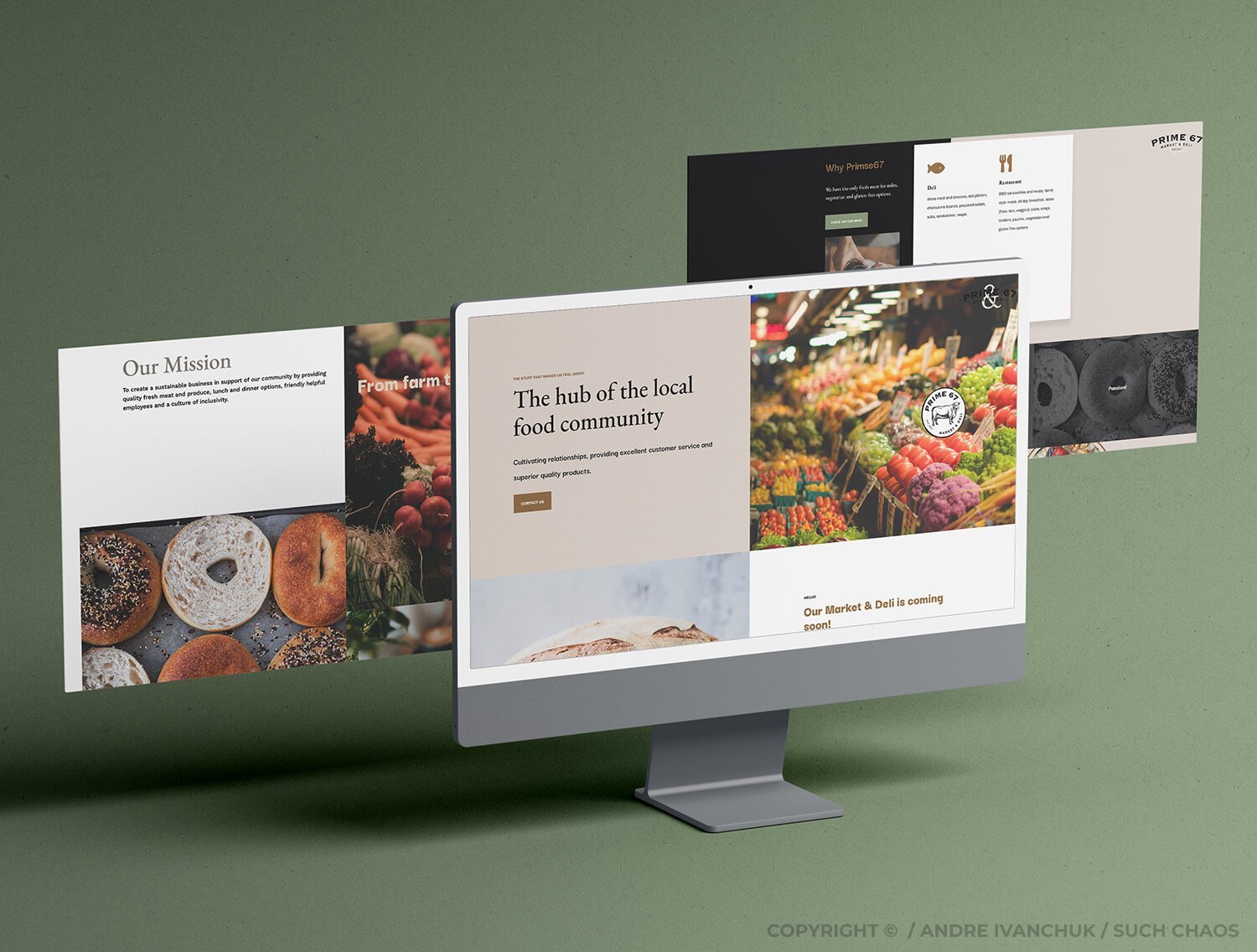 Andre Ivanchuk Such Chaos Prime 67 Market & Deli Morrisville, NY - Restaurant Deli Branding Marketing Design and Strategy 19