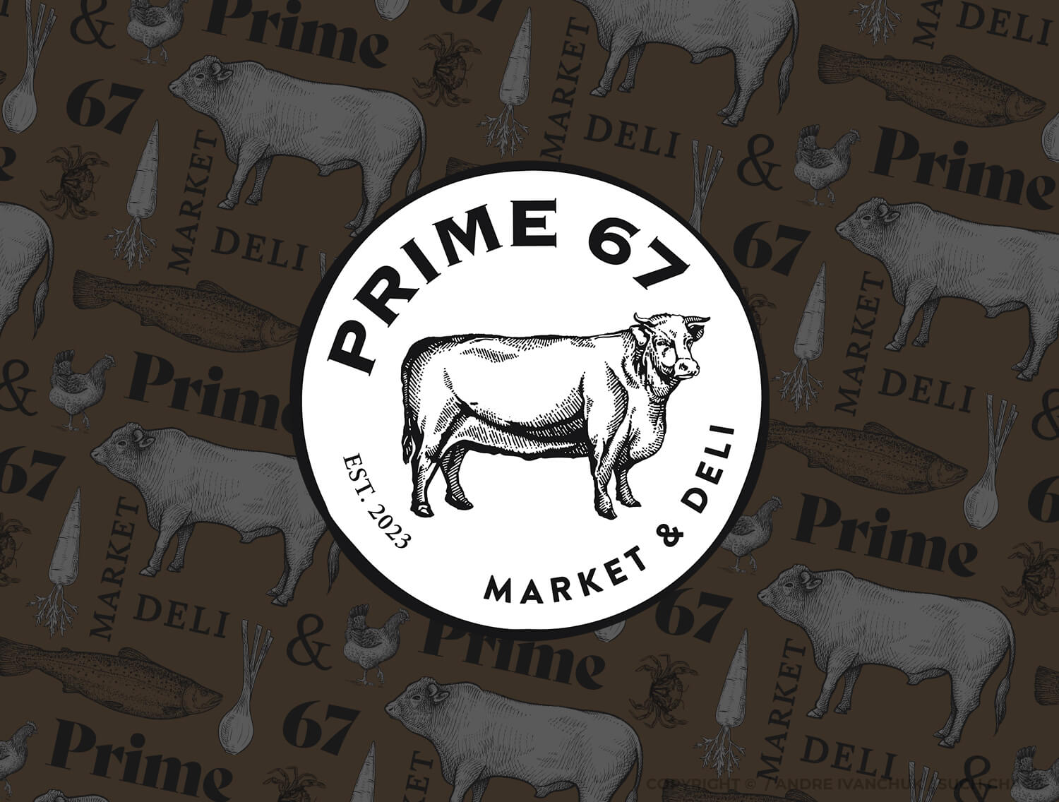Prime 67 Market & Deli Branding Design Website