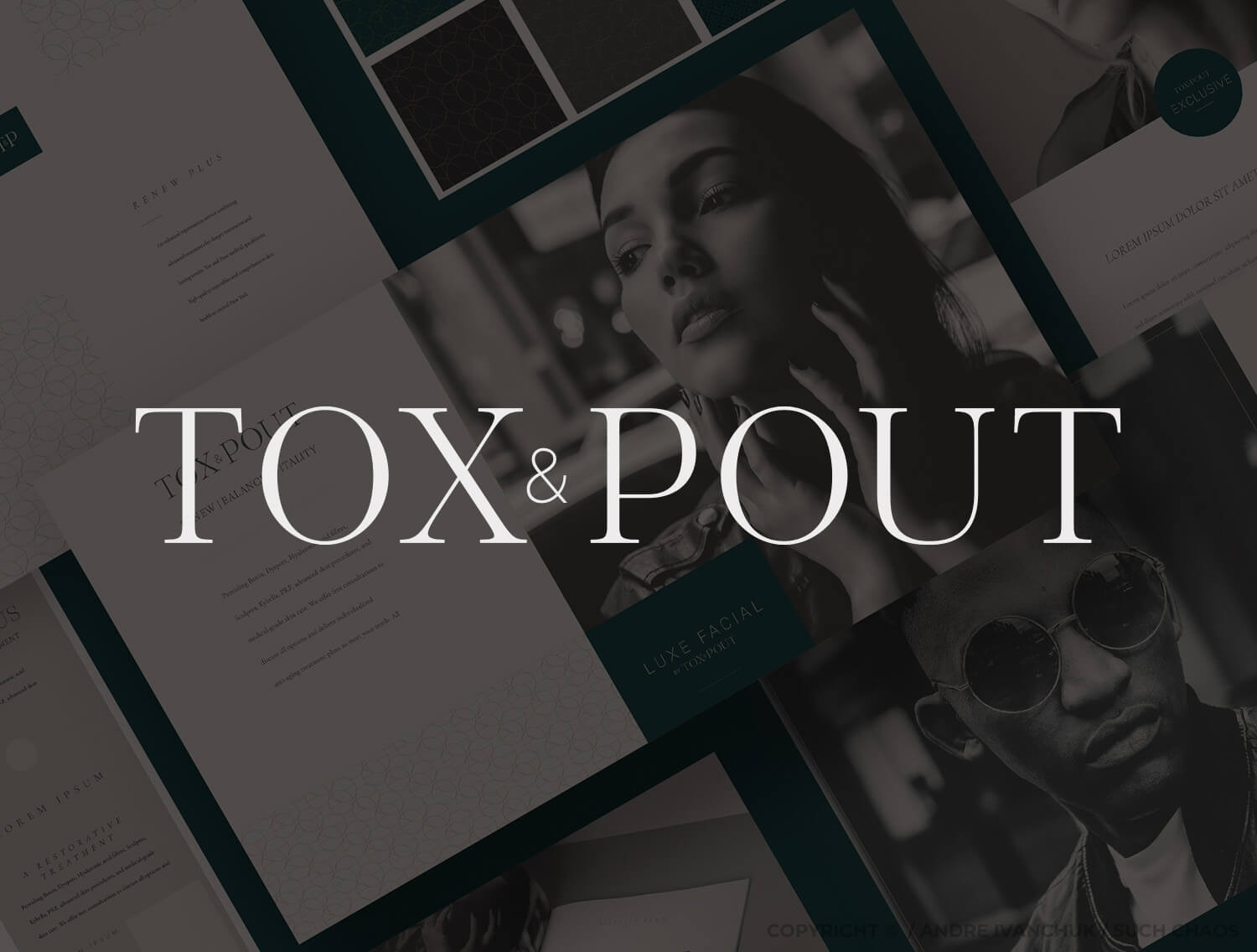 TOX & POUT Aesthetics Branding, Strategy, Visual Identity – Medispa Rebranding and Repositioning